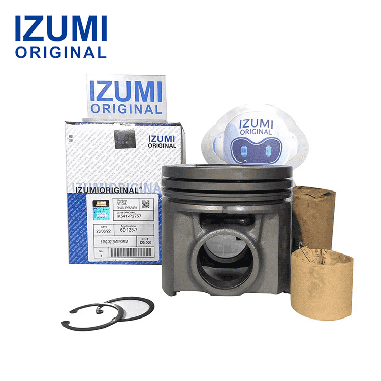 IZUMI ORIGINAL 6d125 Piston 6150-31-2112 for Komatsu diesel engine parts