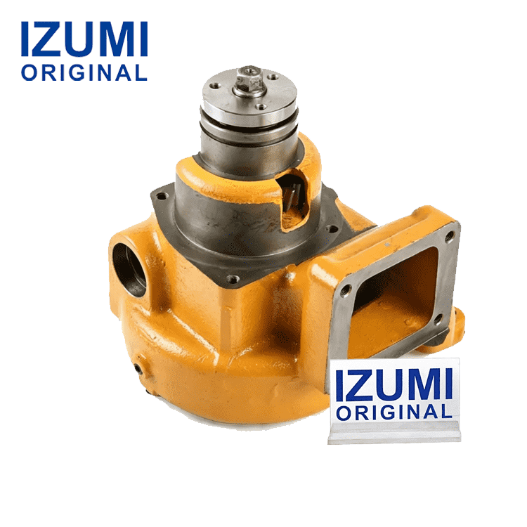 IZUMI ORIGINAL 6D140 Water Pump 6261-61-1201 Diesel Engine Spare Parts for Komatsu Excavator Loader Bulldozer Grader