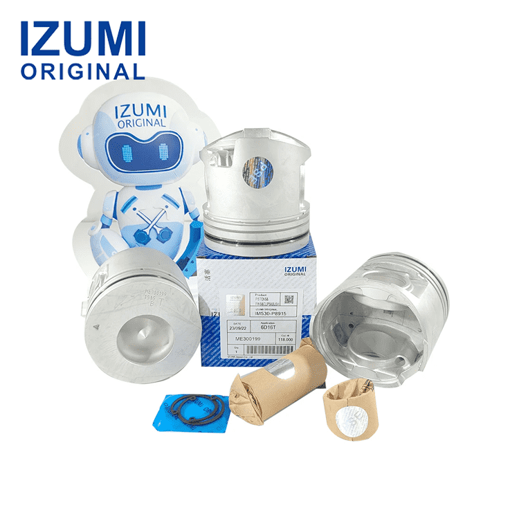 IZUMI ORIGINAL 6d16 Piston Kit with Pin and Clip ME072324 for Mitsubishi diesel engine parts