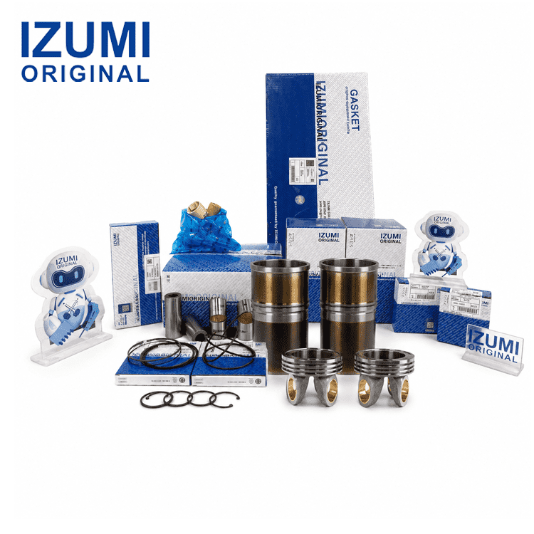 C12 Caterpillar için dizel motor revizyon kiti motor parçaları