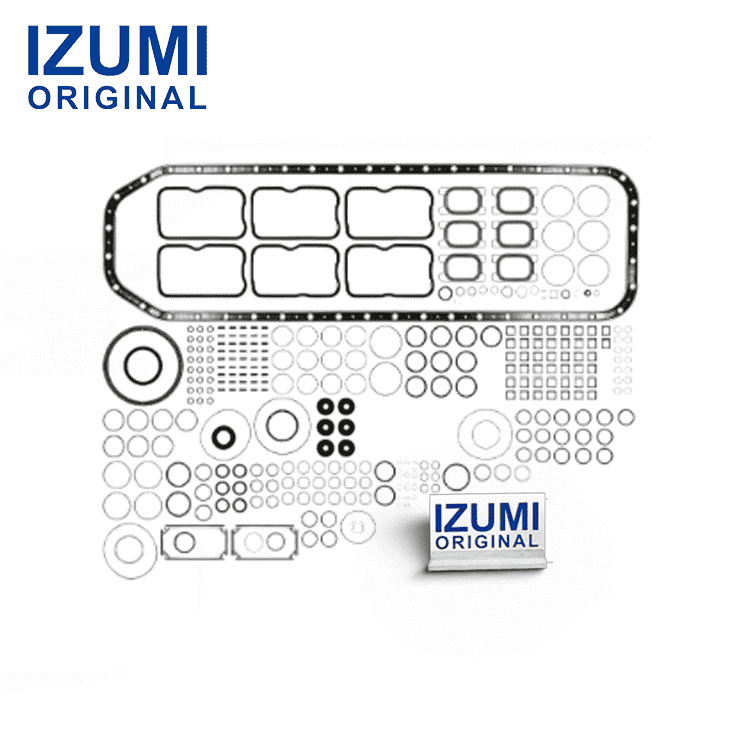 IZUMI ORIGINAL Overhaul Gasket Kit for D16 Diesel Engine for Volvo Excavator Loader Bulldozer Grader OEM Aftermarket Replacement