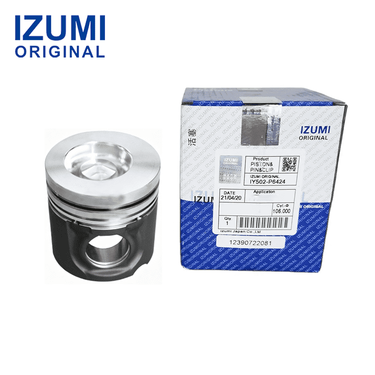 IZUMI ORIGINAL D5E Piston Kit with Pin and Clip for Volvo diesel engine parts