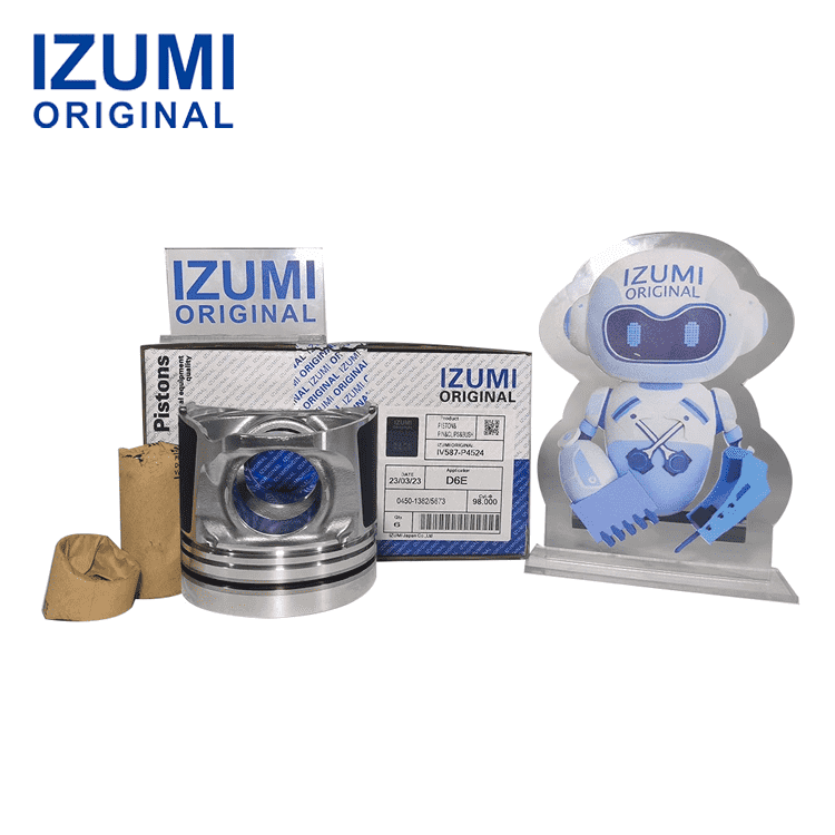 IZUMI ORIGINAL D6A piston for Volvo engine rebuild