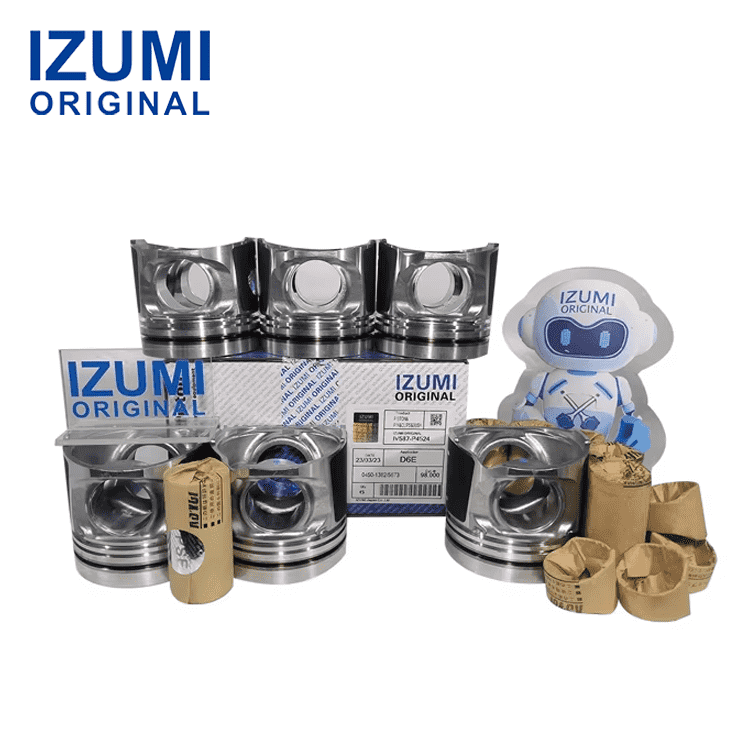 IZUMI ORIGINAL D6E Piston Kit with Pin and Clip 20798851 for Volvo diesel engine parts