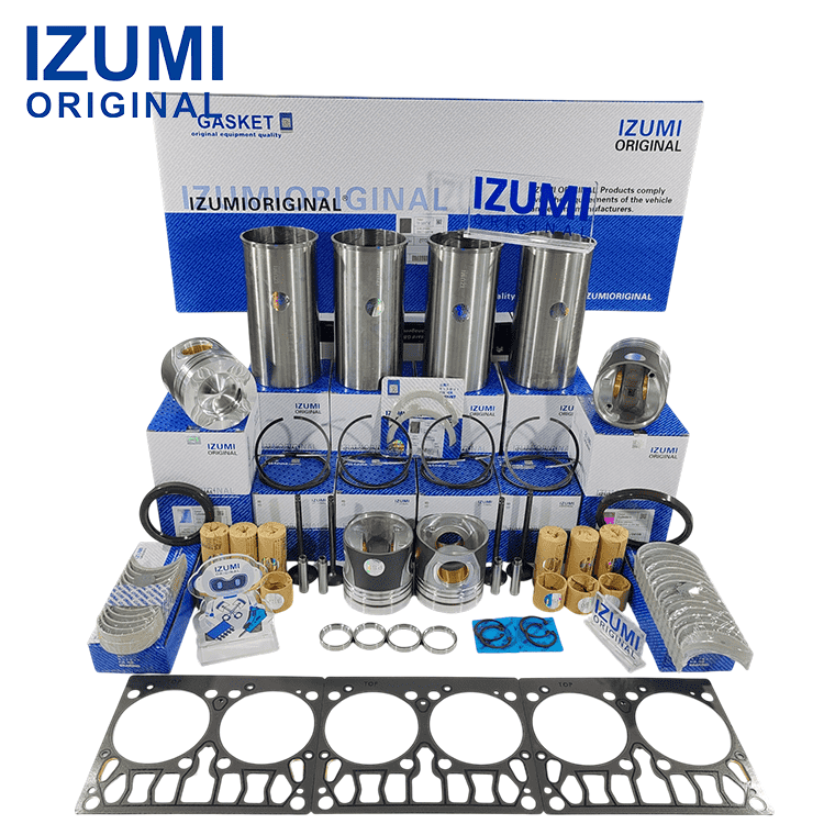 Doosan DL08 overhaul kit engine rebuild piston liner gasket set