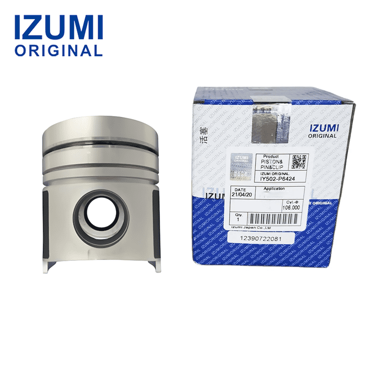 IZUMI ORIGINAL HD120 Piston Kit with Pin and Clip for Hyundai diesel engine parts