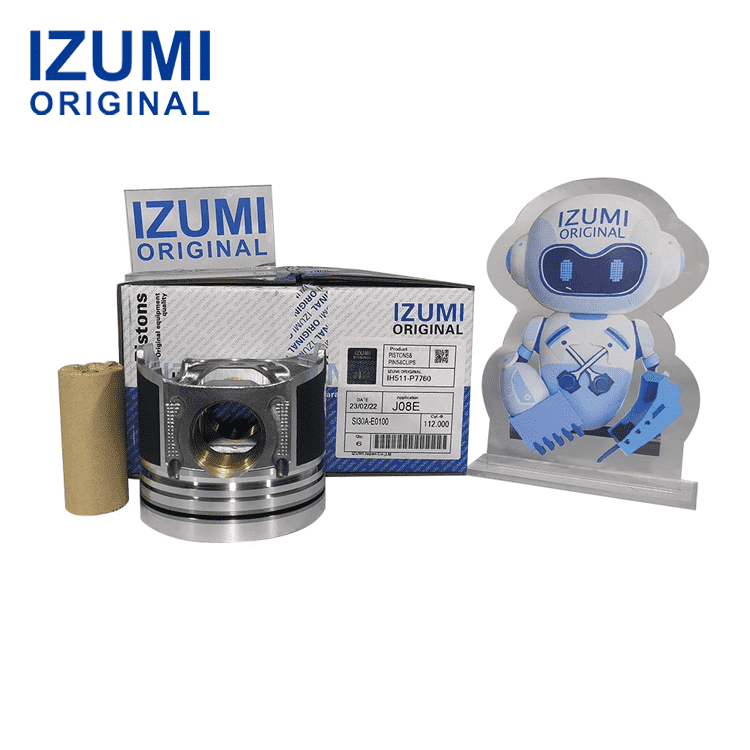IZUMI ORIGINAL J05E Piston Kit with Pin and Snap Ring for Hino diesel engine parts