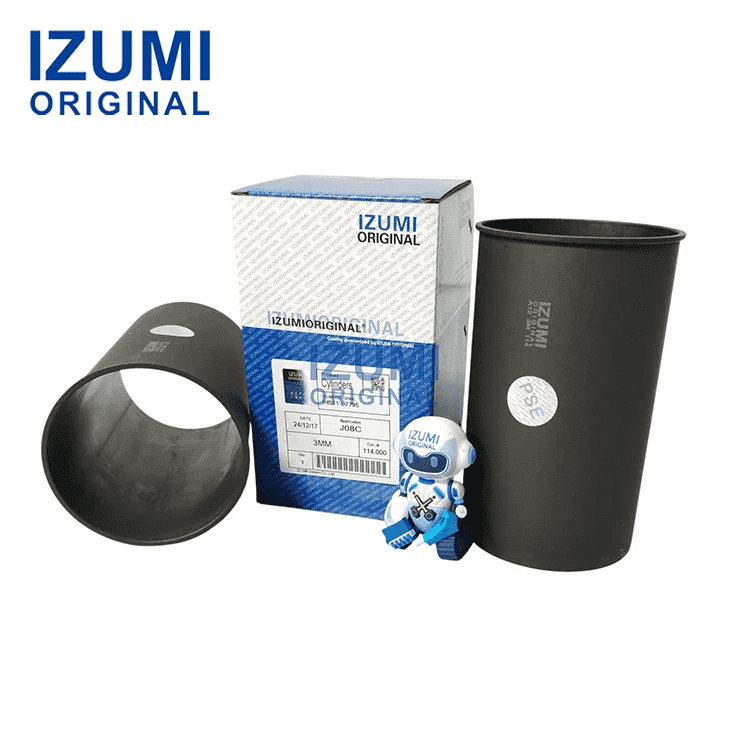 IZUMI ORIGINAL J08C Cylinder Liner 11461-78080 11467-2621 for Hino