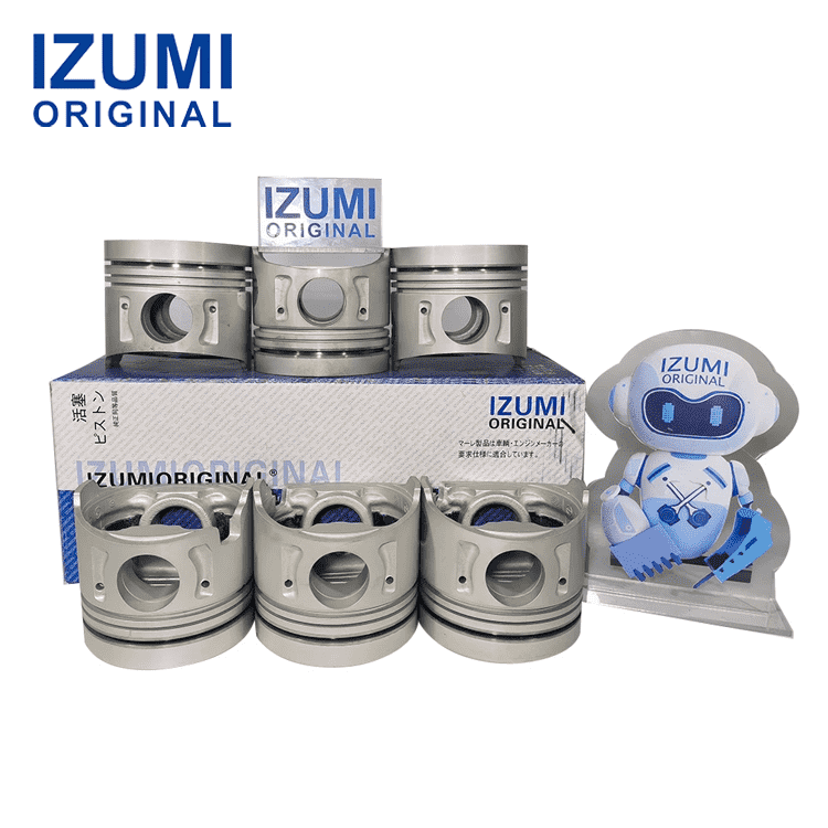 IZUMI ORIGINAL J08C Piston Kit with Pin and Clip 13216-2631 for Hino diesel engine parts