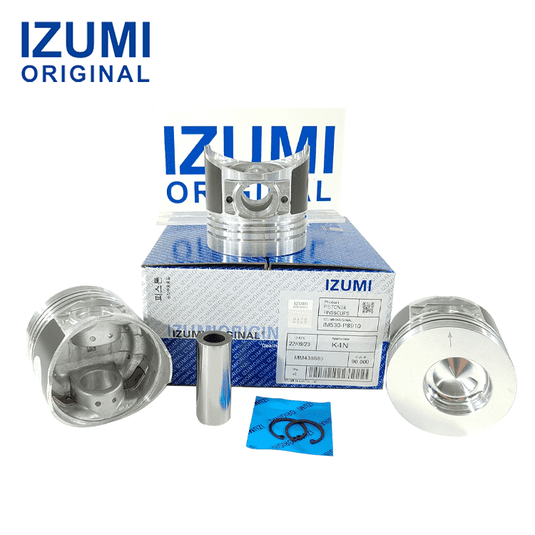 IZUMI ORIGINAL K4N Piston Kit with Pin and Clip 30H17-02110 for Mitsubishi diesel engine parts