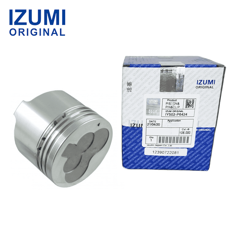 IZUMI ORIGINAL L2E Piston Kit with Pin and Clip 30L17-10010 for Mitsubishi diesel engine parts