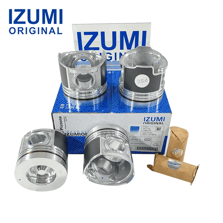 IZUMI ORIGINAL N04C Piston Kit with Pin and Clip 13216-E0010 for Hino diesel engine parts