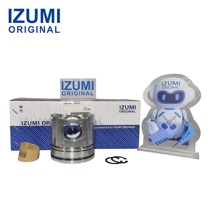 IZUMI ORIGINAL S6D107 piston 6754-31-2110 for Komatsu engine rebuild