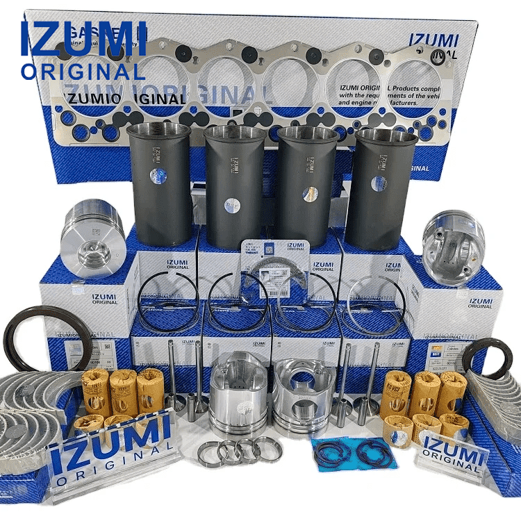 S6D108 Komatsu için dizel motor revizyon kiti motor parçaları