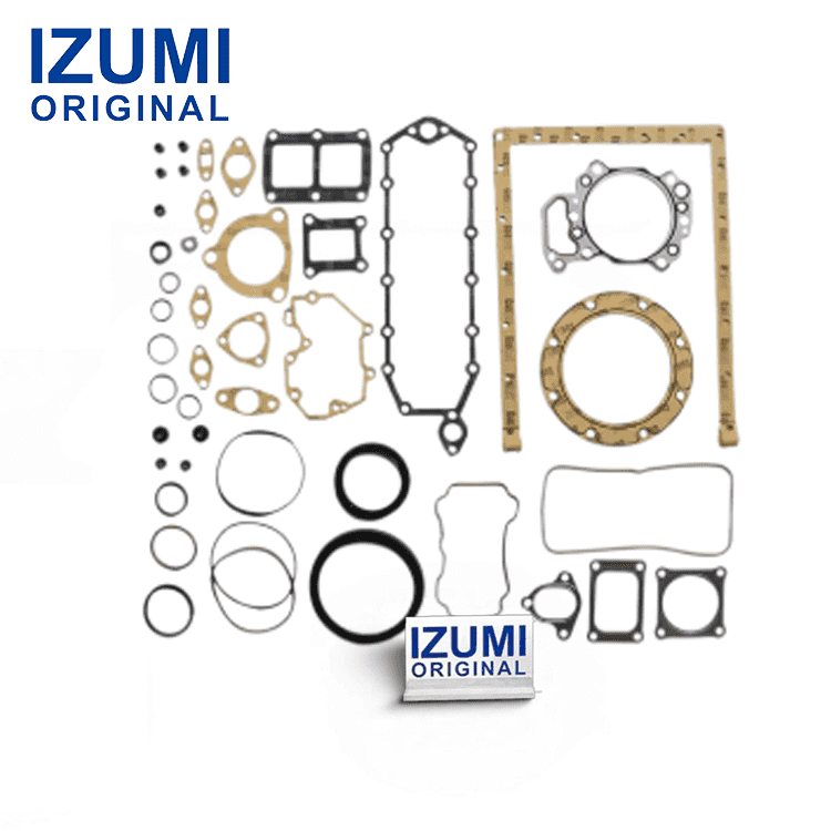 IZUMI ORIGINAL S6D125-1 S6D1251 Overhaul Gasket Kit 6151-K1-2501 6151-K2-3100 Diesel Engine Spare Parts for Komatsu