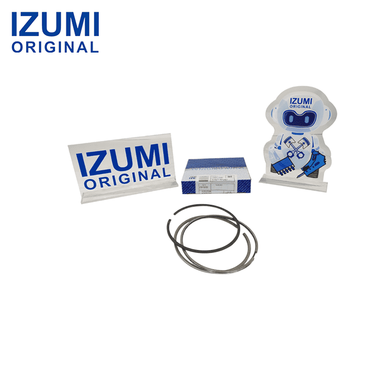 IZUMI ORIGINAL S6D155 Piston Segman Seti Komatsu için motor