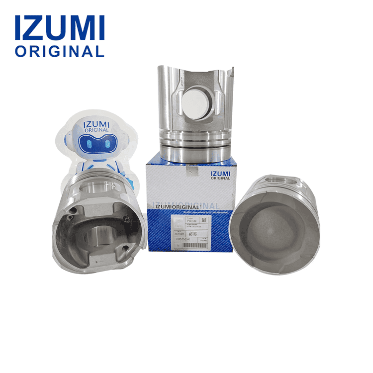 IZUMI ORIGINAL S6D170 piston for Komatsu engine rebuild