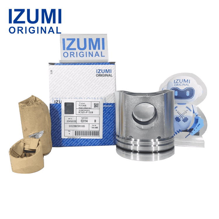 IZUMI ORIGINAL SAA6D114E-3 Piston for Komatsu diesel engine parts