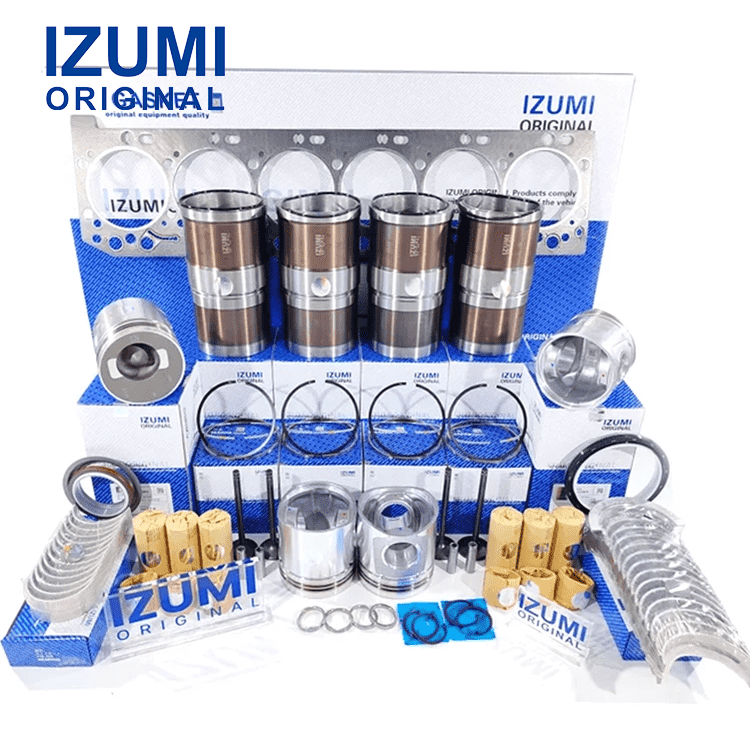 SAA6D114E-3 Komatsu için dizel motor revizyon kiti motor parçaları