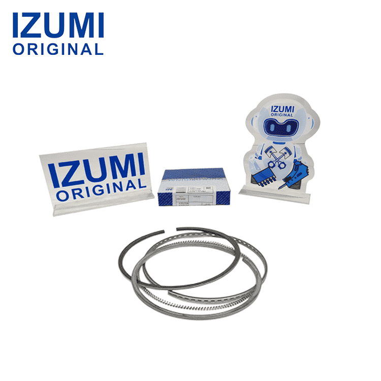 IZUMI ORIGINAL SAA6D125E-3 jeu de segments de piston pour Komatsu moteur