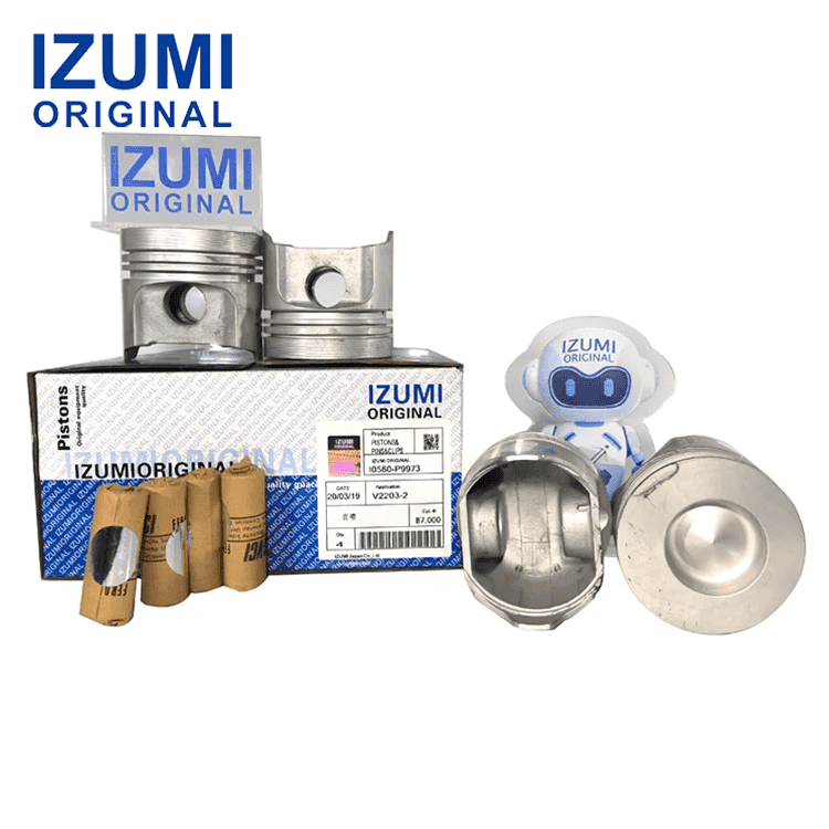 IZUMI ORIGINAL V2003 Piston Kit with Pin and Snap Ring for Kubota diesel engine parts