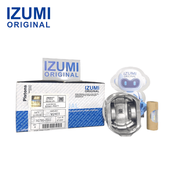 IZUMI ORIGINAL V2403 Piston Kit with Pin and Snap Ring 1J890-21110 for Kubota diesel engine parts