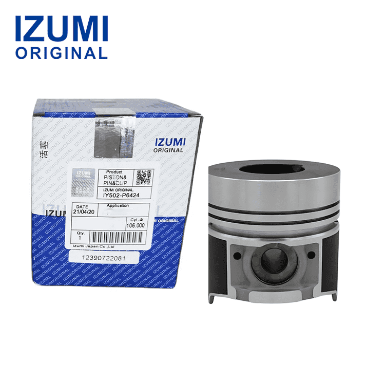 IZUMI ORIGINAL V4000 Piston Kit with Pin and Snap Ring for Kubota diesel engine parts