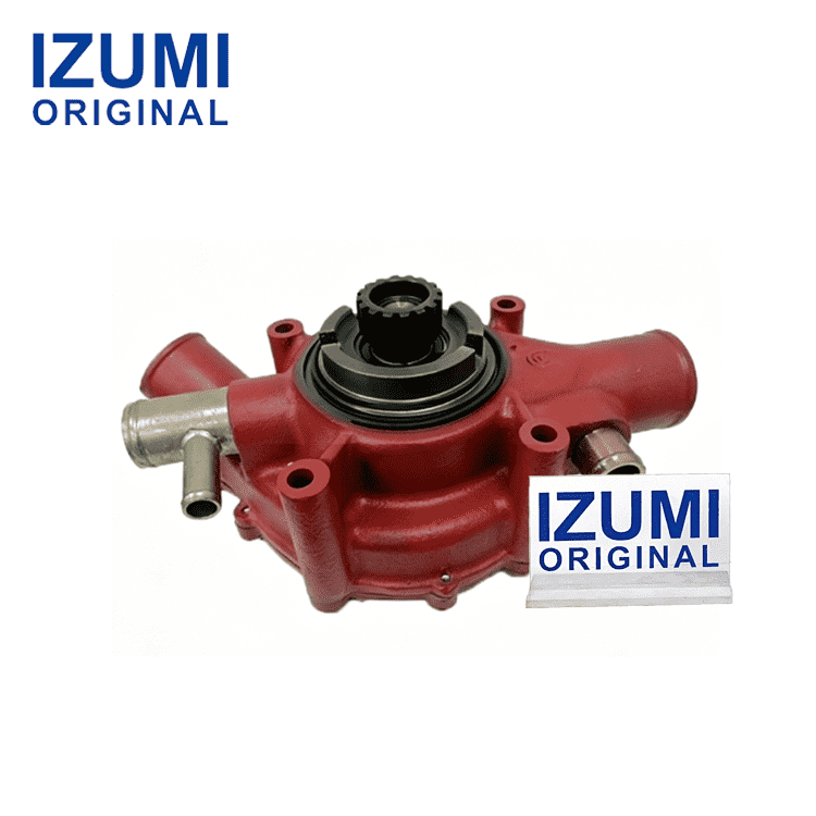 IZUMI ORIGINAL Water Pump 06500-6157 for DE12 Diesel Engine for Doosan Excavator Loader Bulldozer Grader